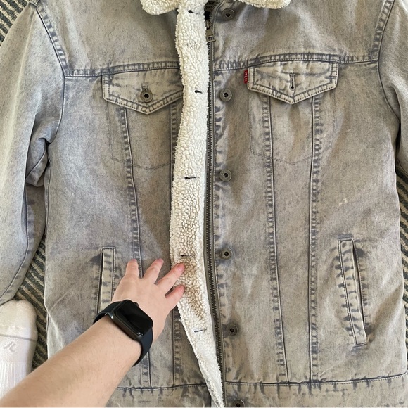 Levi’s denim & sherpa jacket - Picture 7 of 14
